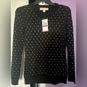 Michael Kors black/silver sweatshirt. Size XS